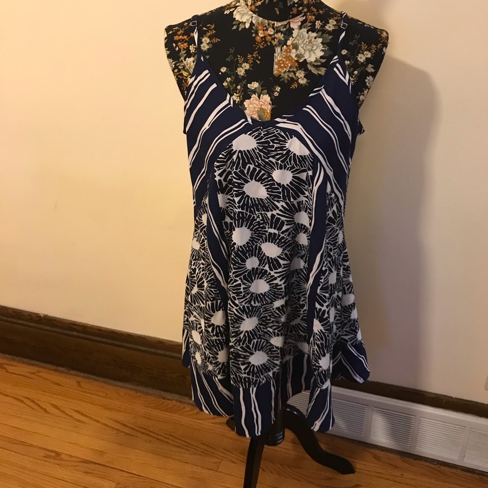 Blue Floral Dress